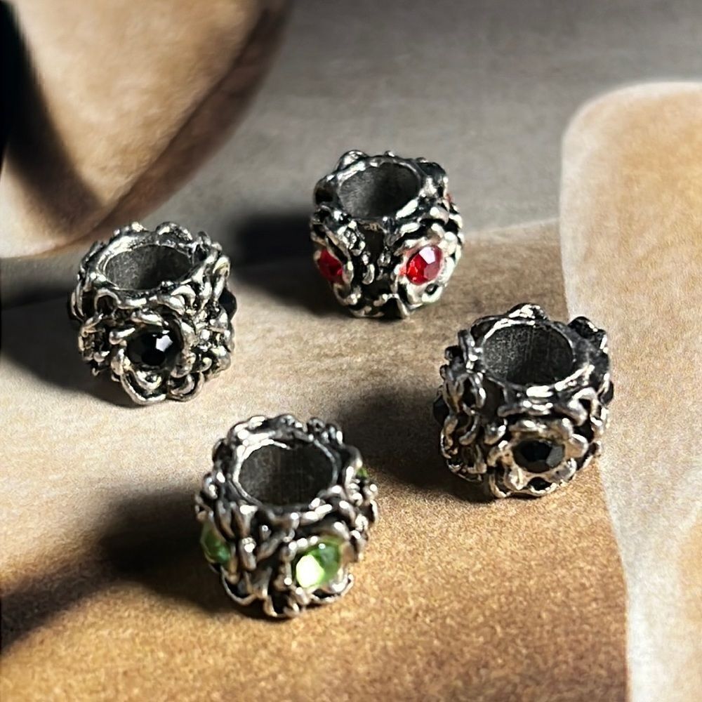 Flowers charms 4pcs